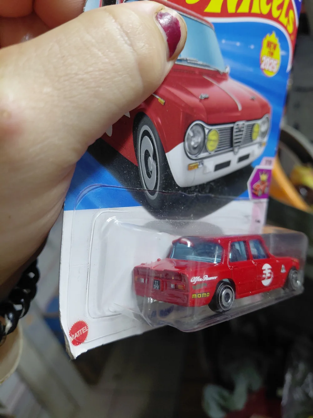 Hot Wheels bright red
